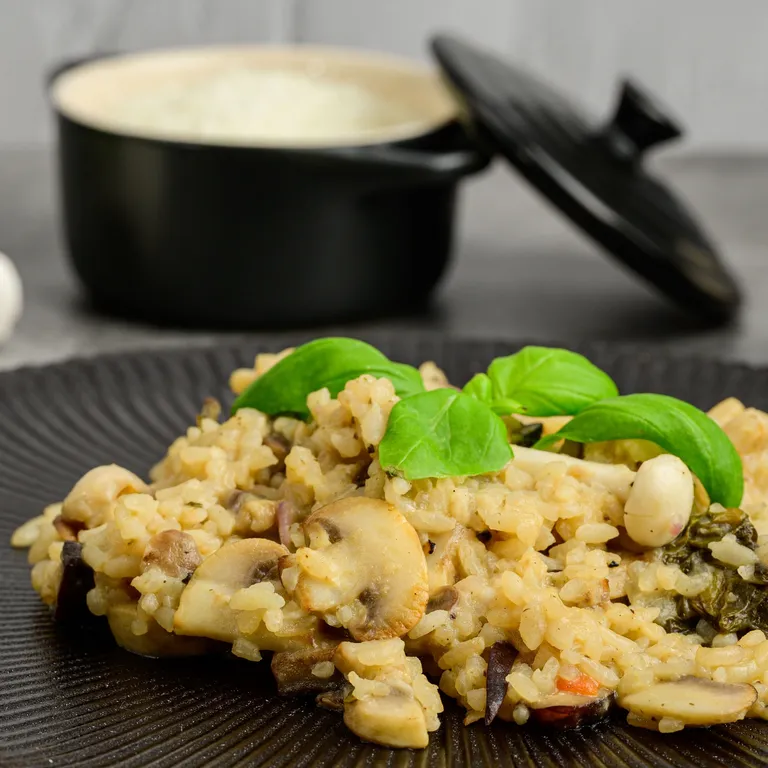 Mushroom Ragu with Rice